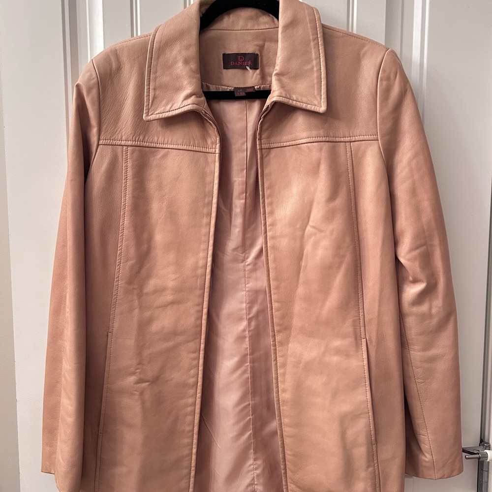 Vintage Danier Long Leather Jacket